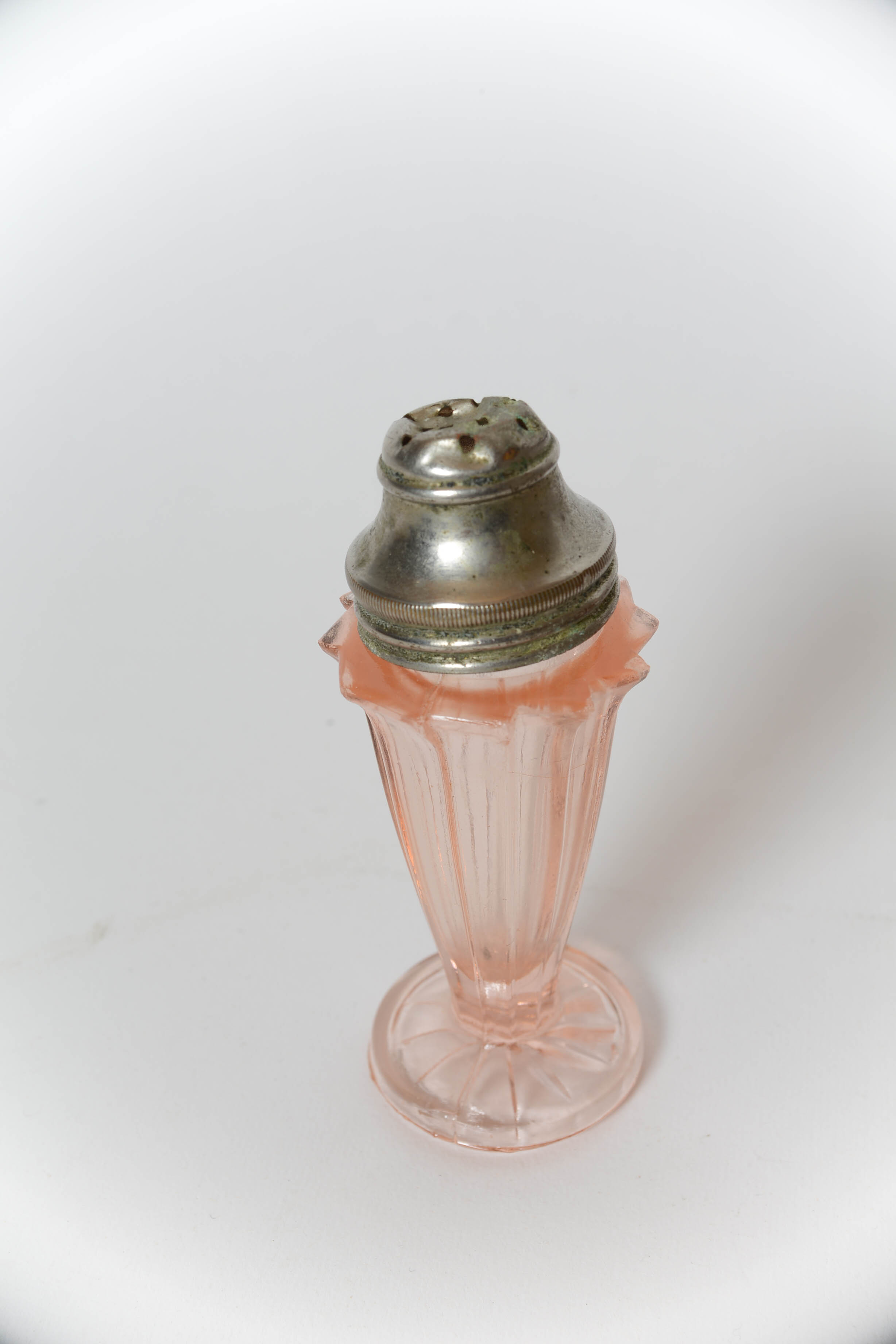 Pink Depression Glass Salt and Pepper Shaker