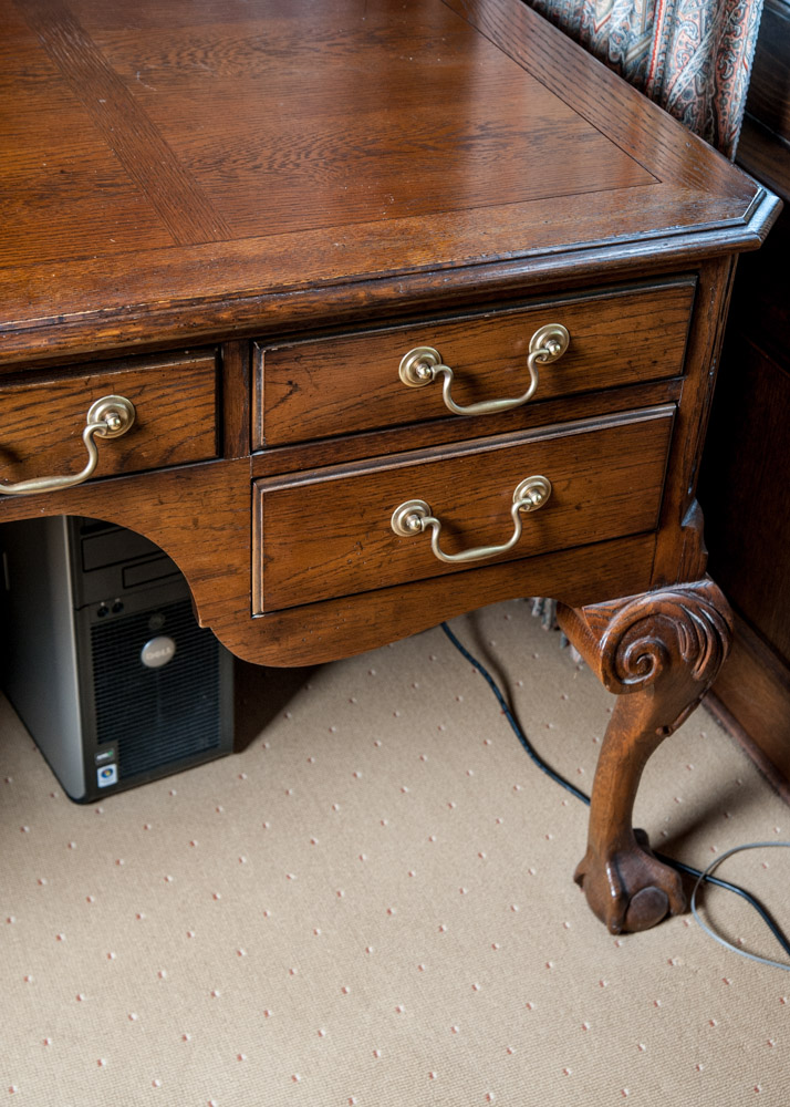 Executive Ball and Claw Foot Desk