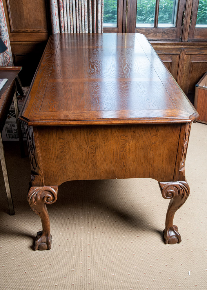 Executive Ball and Claw Foot Desk