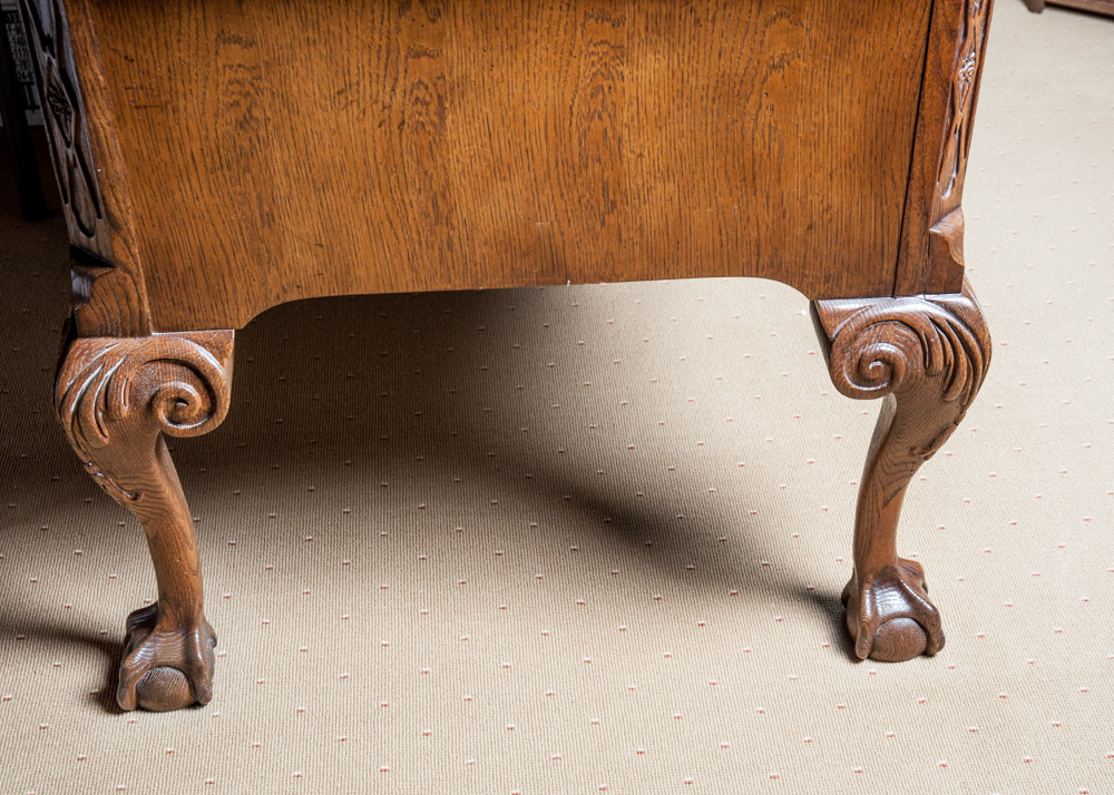 Executive Ball and Claw Foot Desk