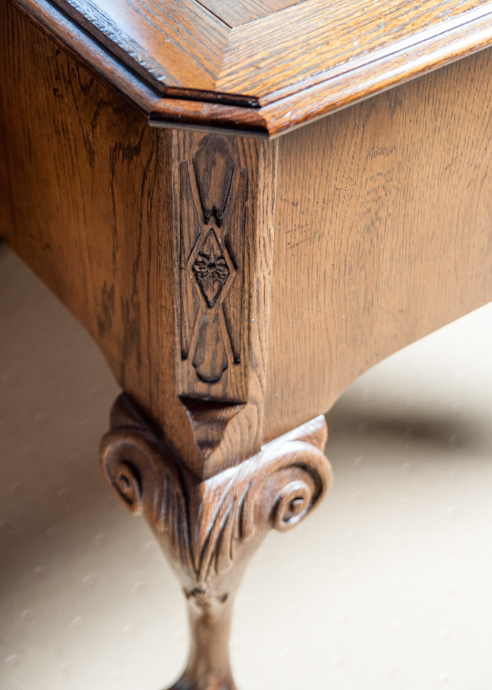 Executive Ball and Claw Foot Desk