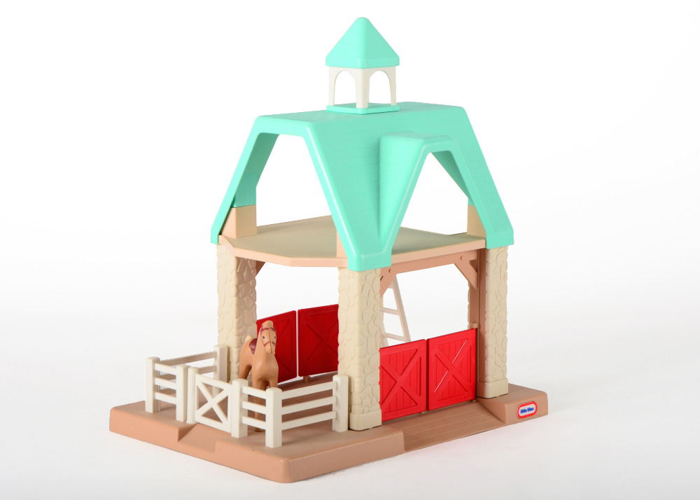 Vintage Little Tikes Barn with Horse
