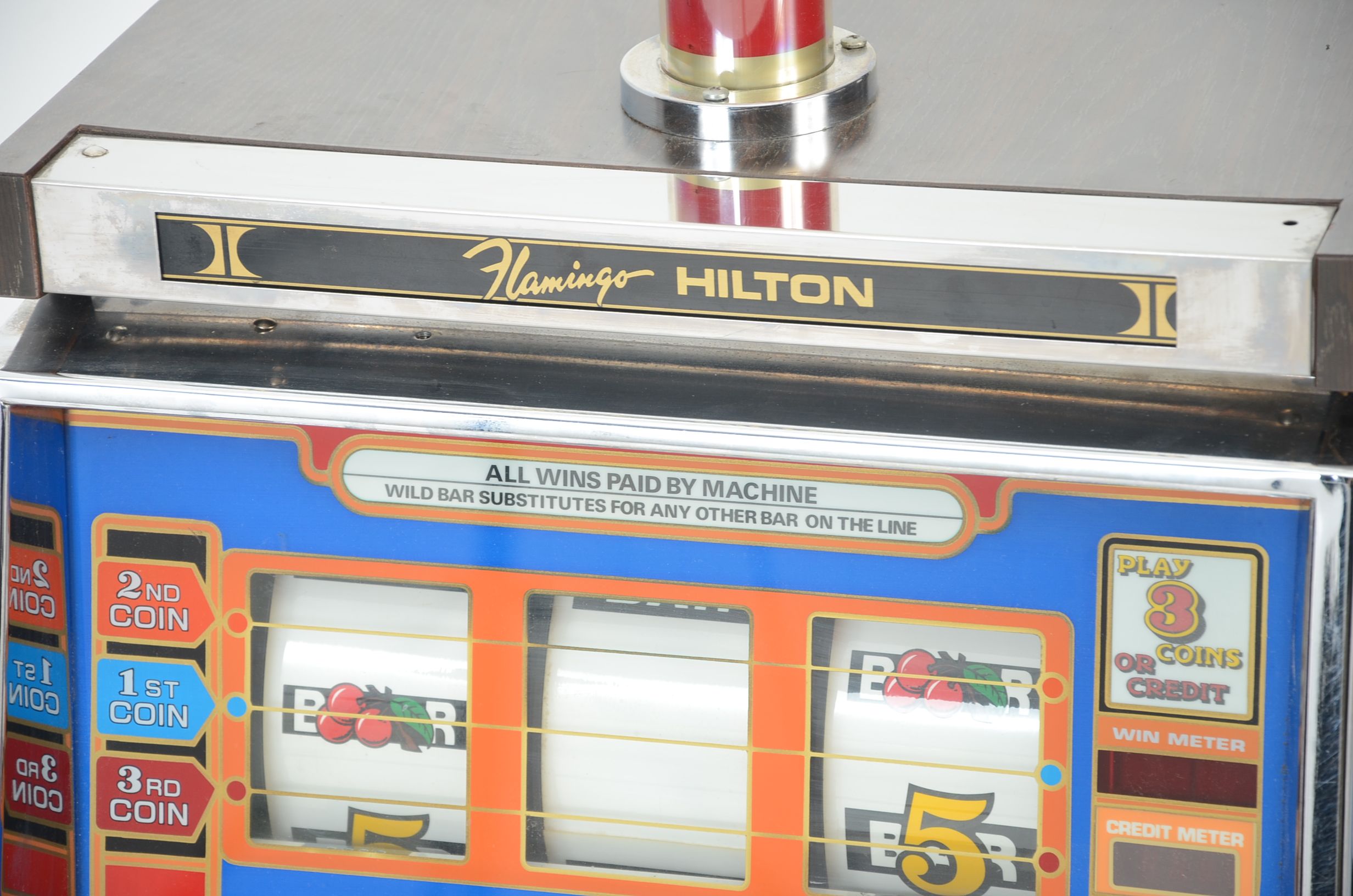 Flamingo Hilton Vintage Slot Machine
