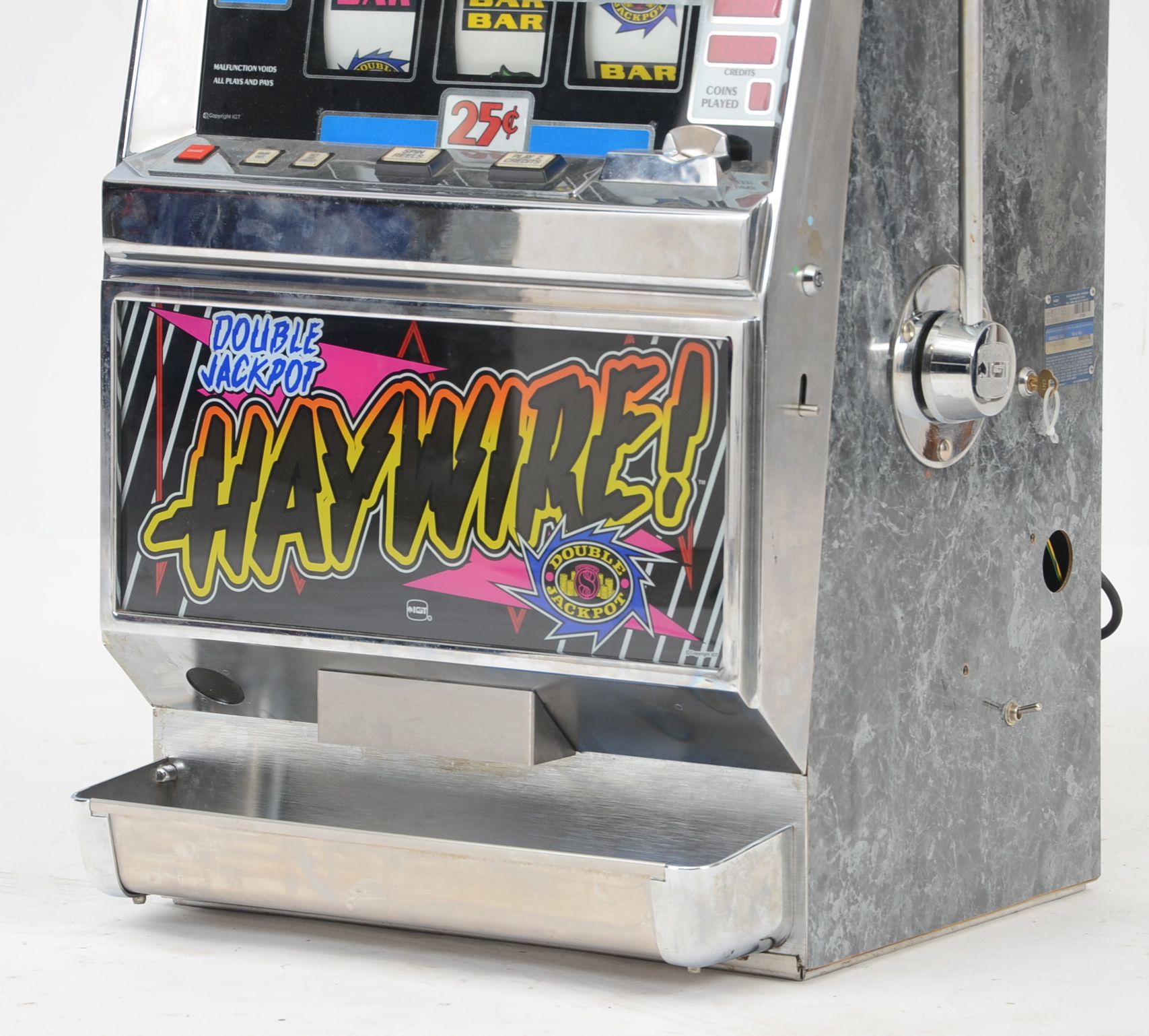 Vintage "Double Jackpot Haywire" Slot Machine