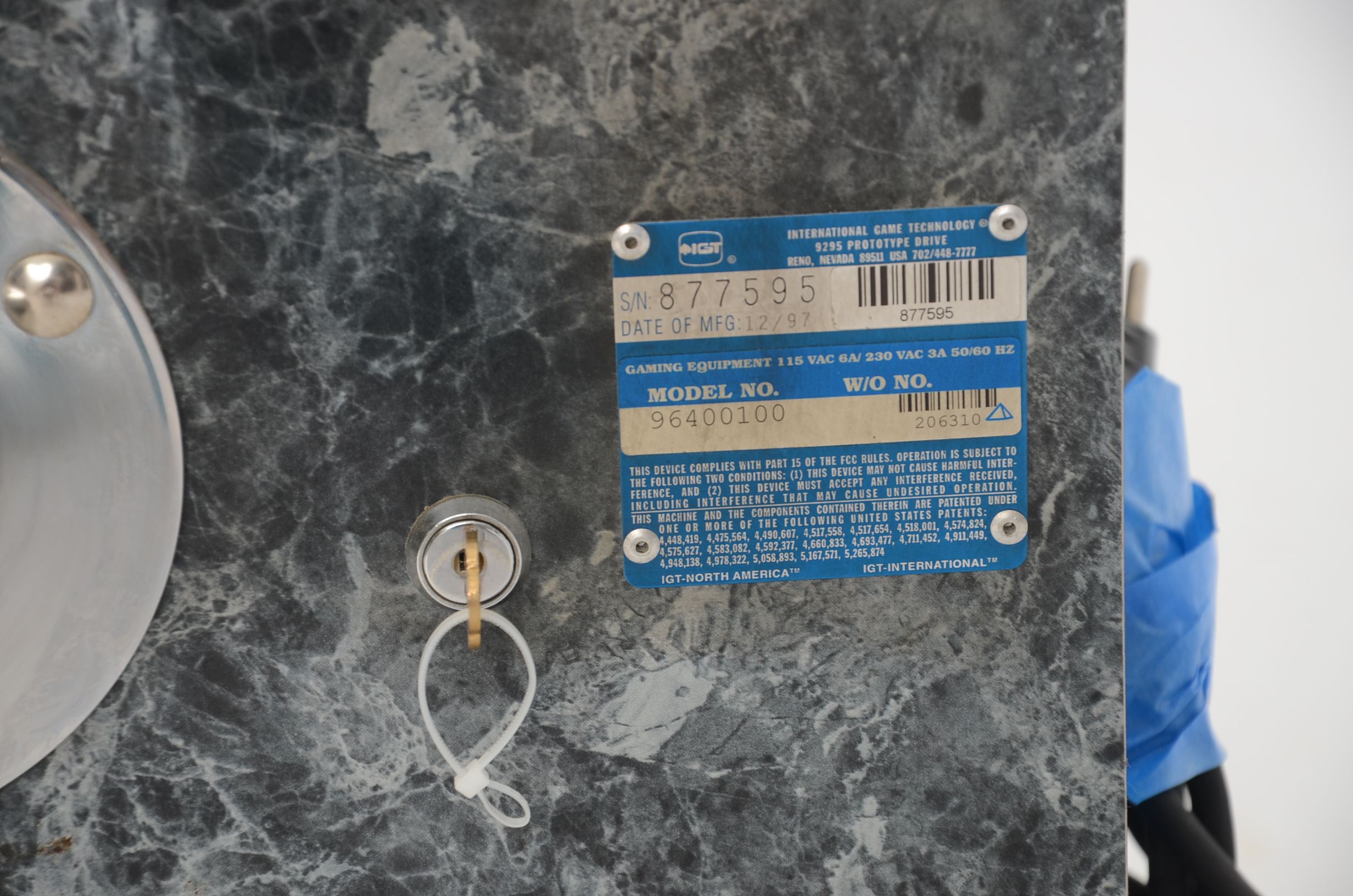 Vintage "Double Jackpot Haywire" Slot Machine