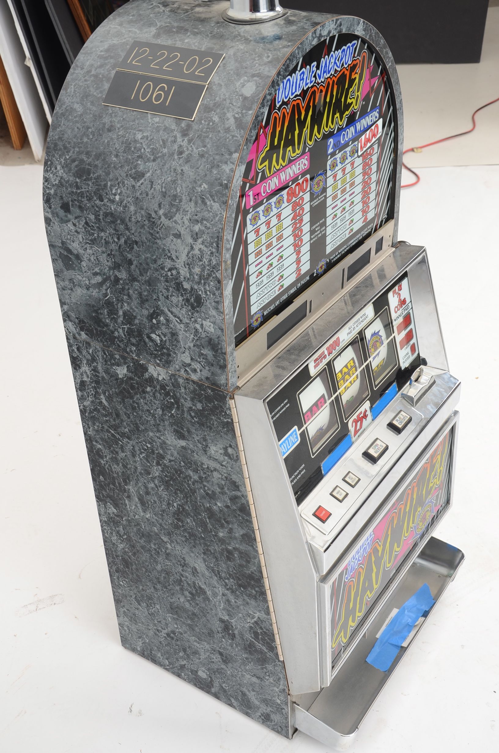 Vintage "Double Jackpot Haywire" Slot Machine