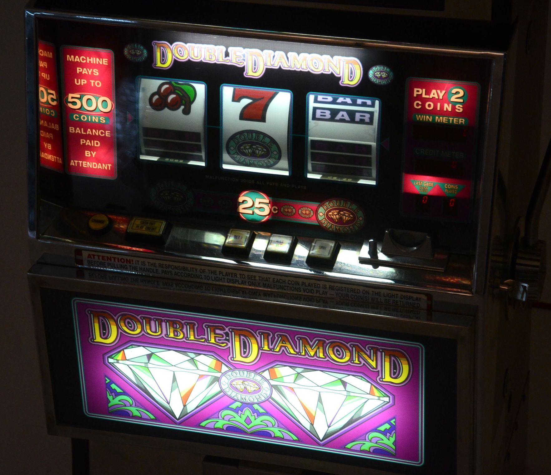 Vintage "Double Diamond" Slot Machine