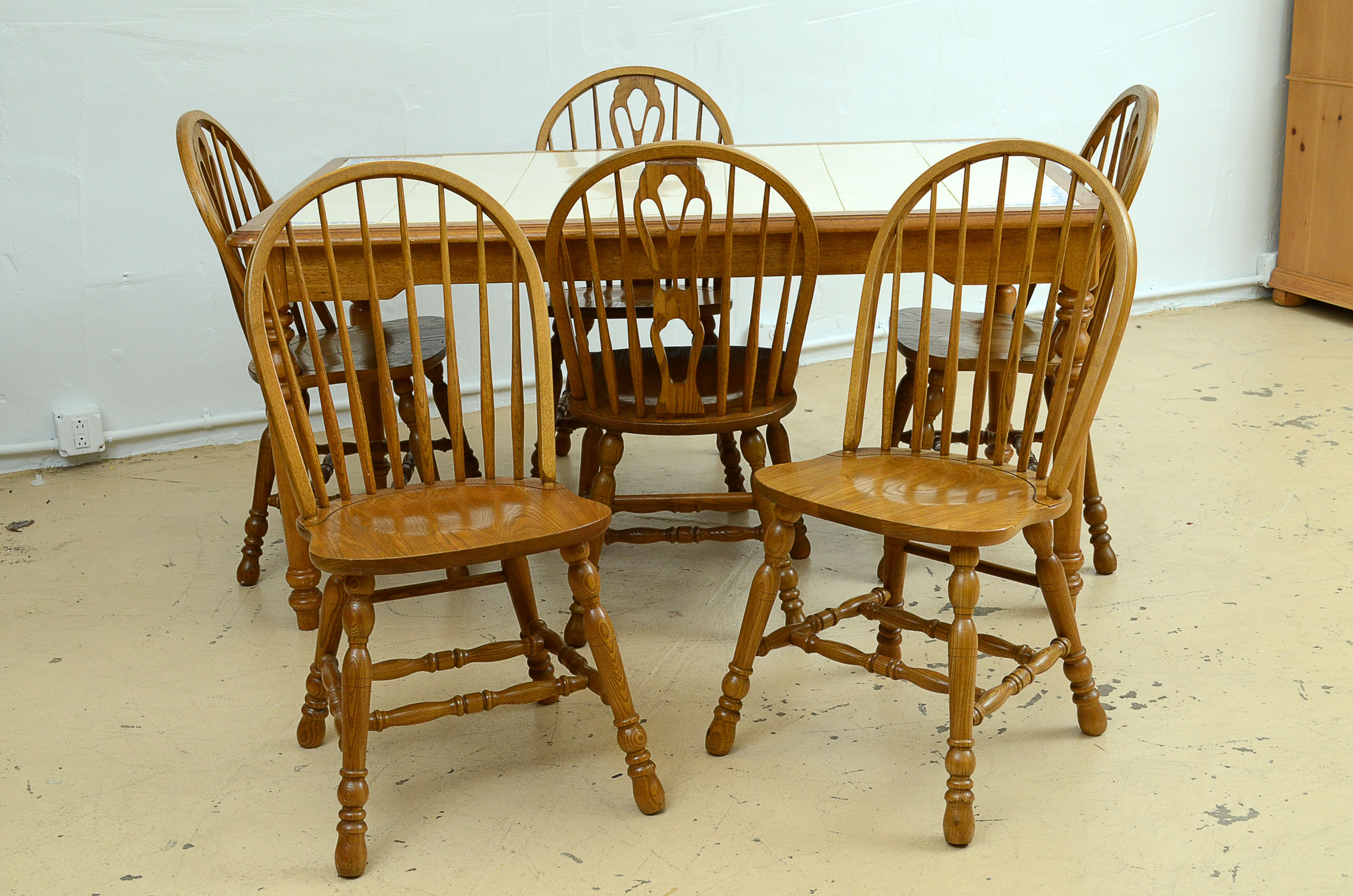 Cochrane Dining Table and Six Chairs
