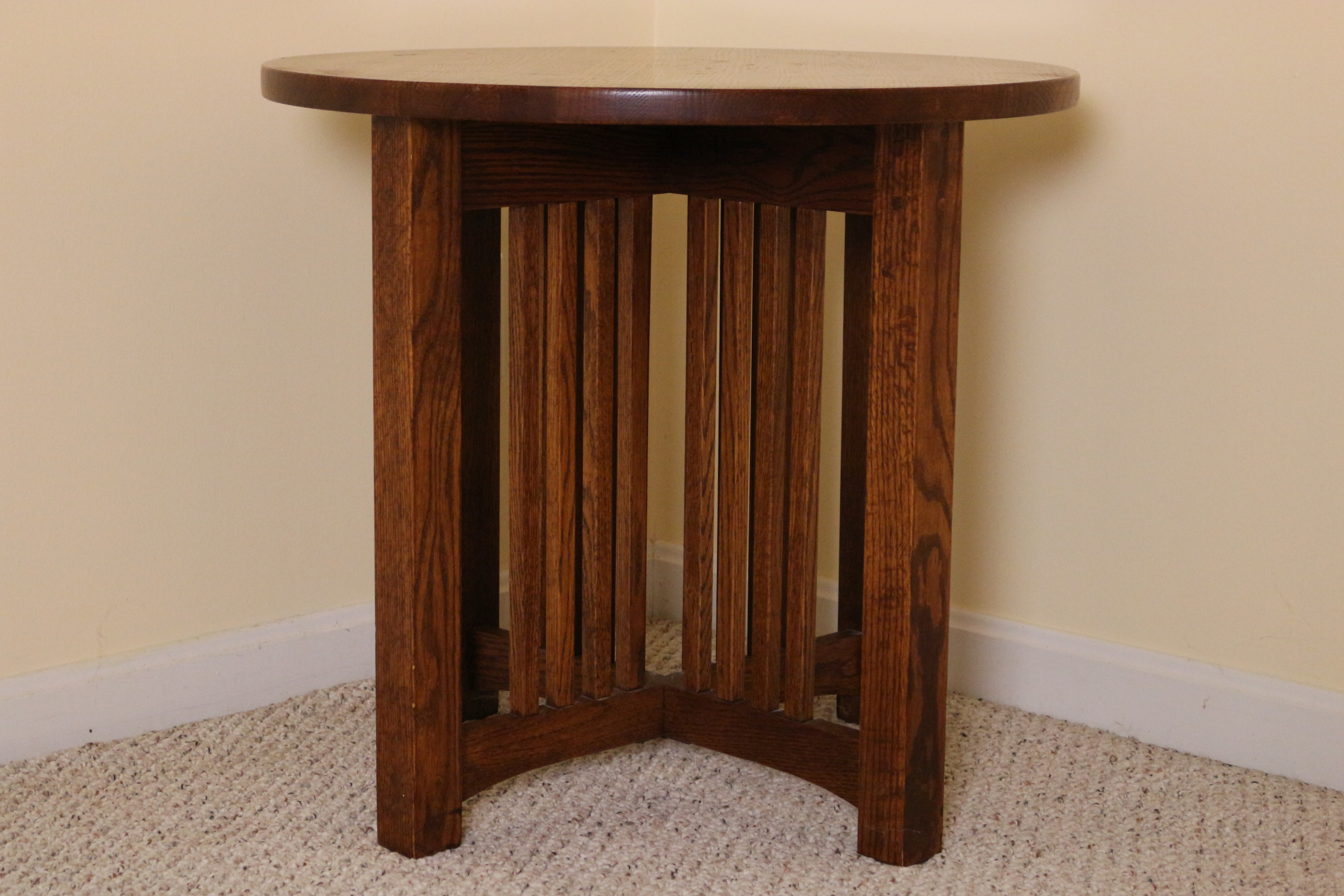 Mission Style Oak Side Table