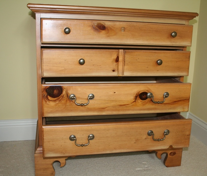 Pine Nightstand by Lineage Furniture