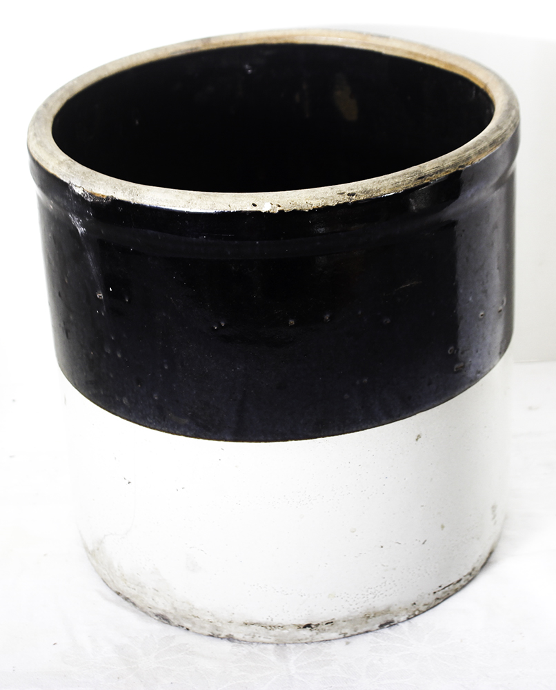 Antique Star Stoneware Five Gallon Crock