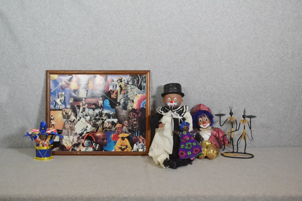 Clowns of Color and African-Themed Art