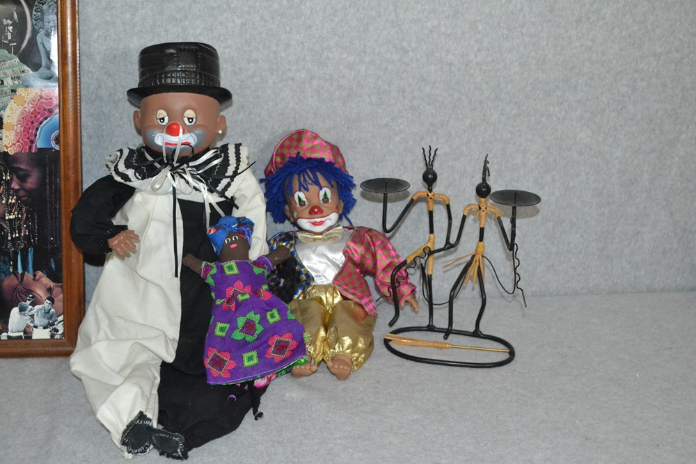 Clowns of Color and African-Themed Art