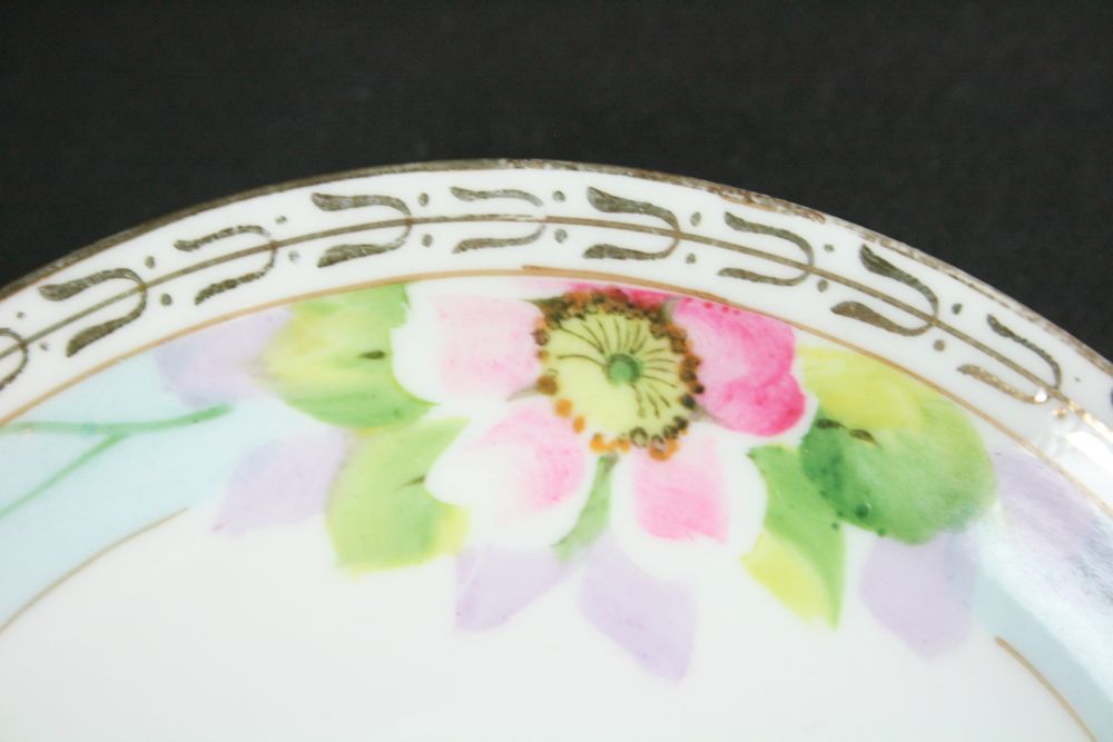 Handpainted Nippon China and Limoges Pitcher