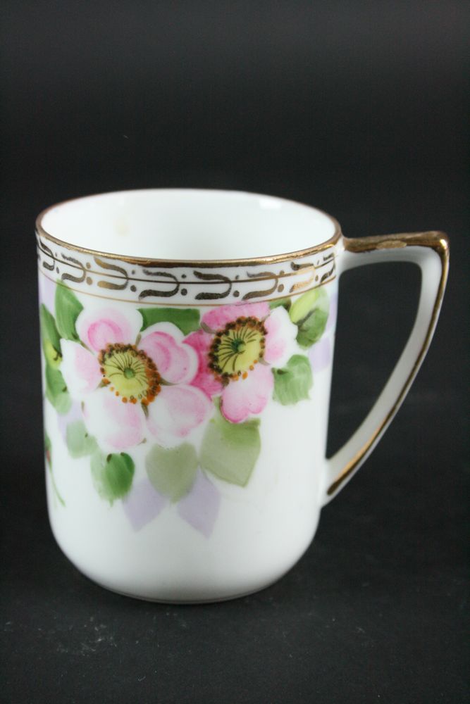 Handpainted Nippon China and Limoges Pitcher