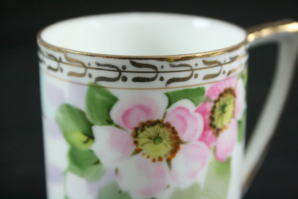 Handpainted Nippon China and Limoges Pitcher