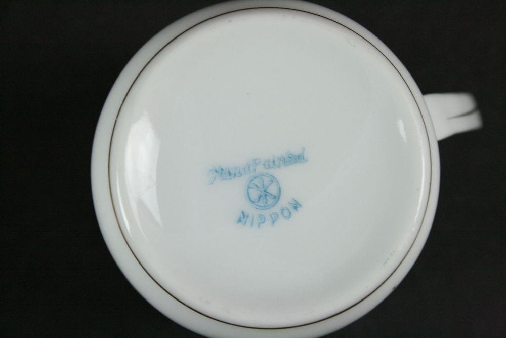 Handpainted Nippon China and Limoges Pitcher