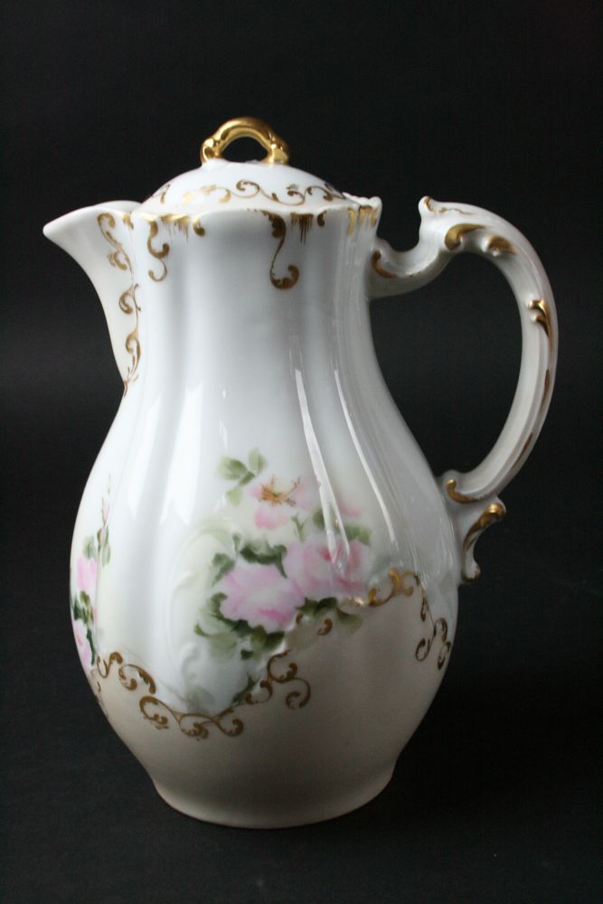 Handpainted Nippon China and Limoges Pitcher