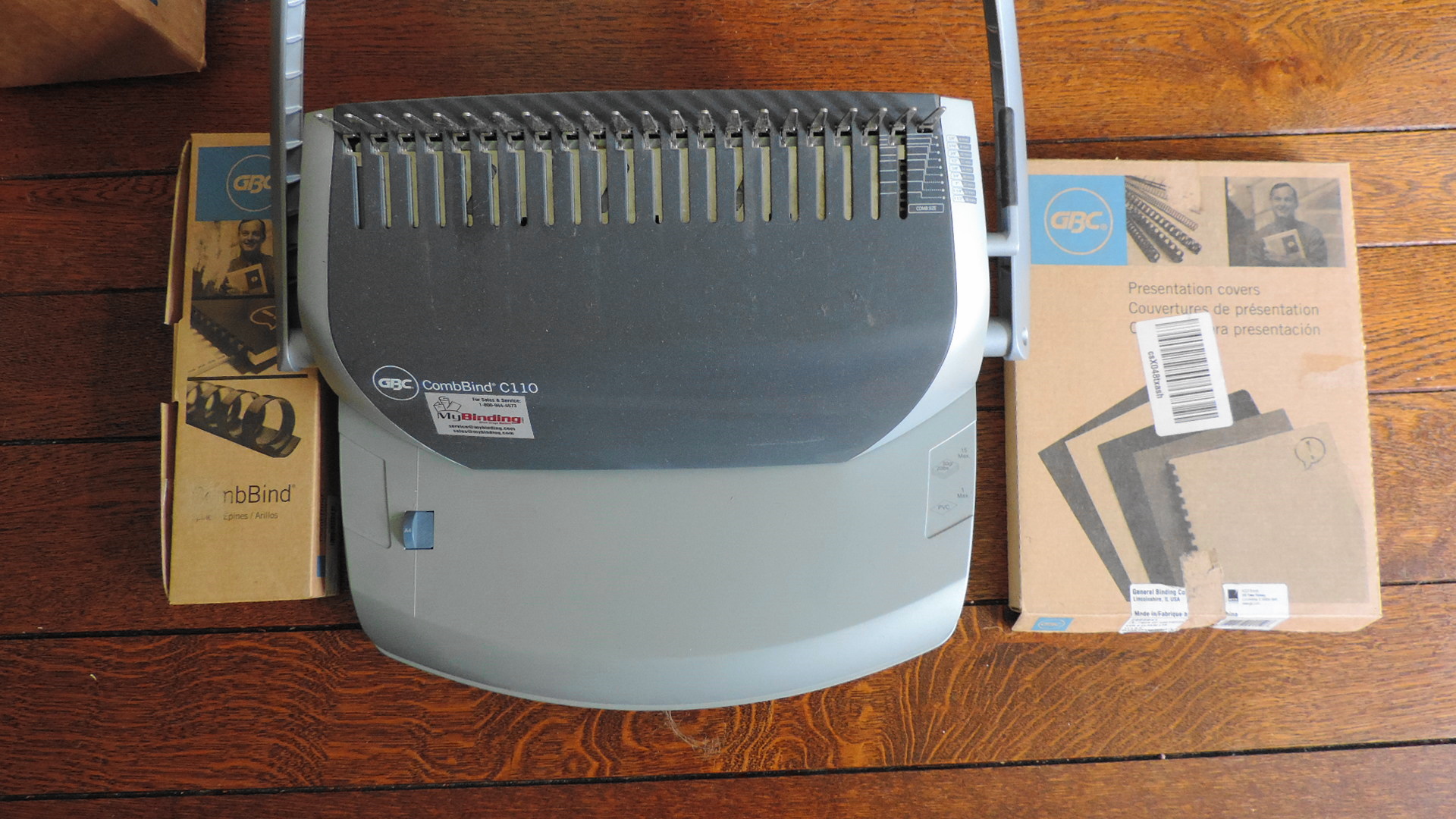 GBC ComboBind C110 Binding Machine and Accessories