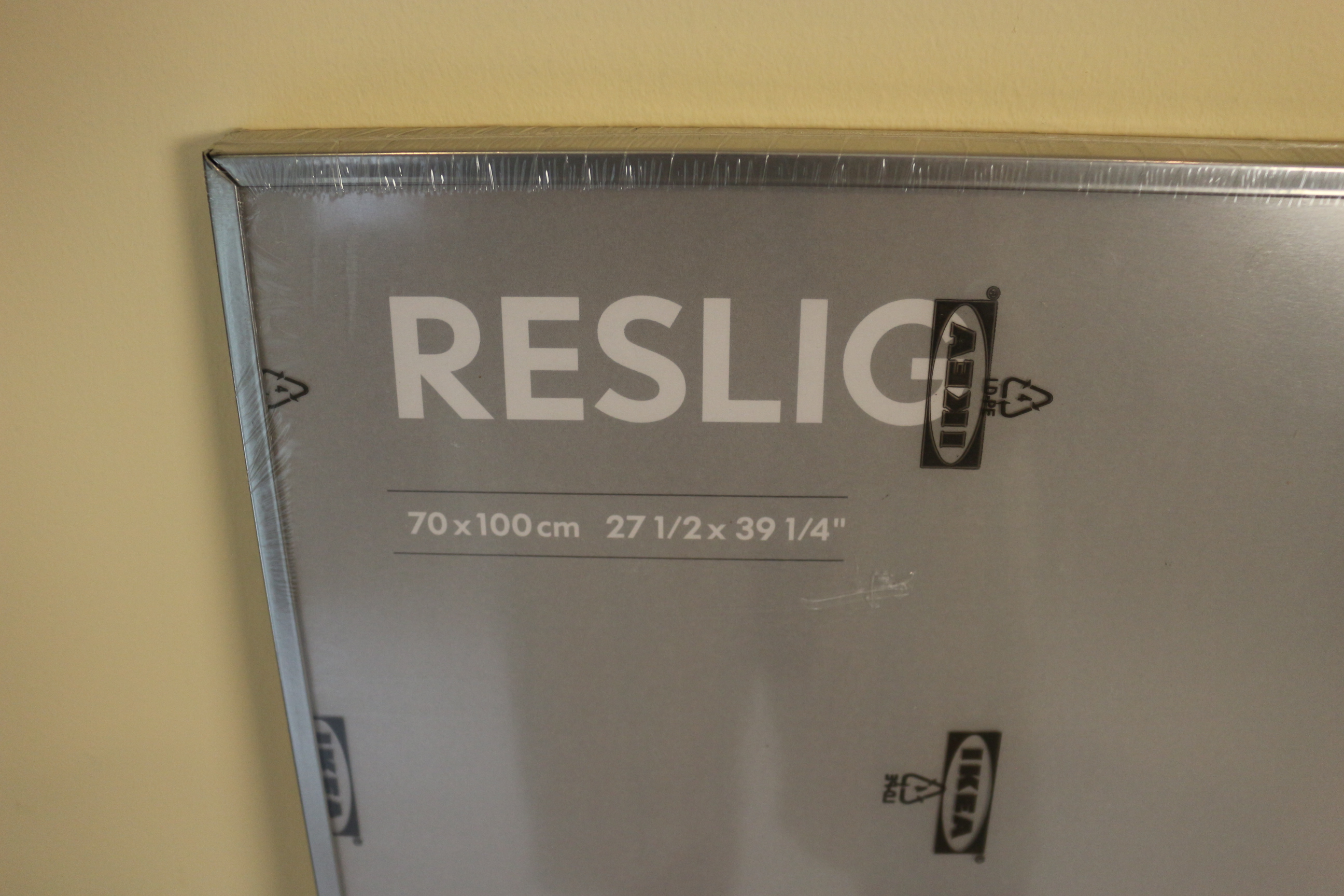 Vintage 1972 Olympic Poster and Large Ikea Poster Frame