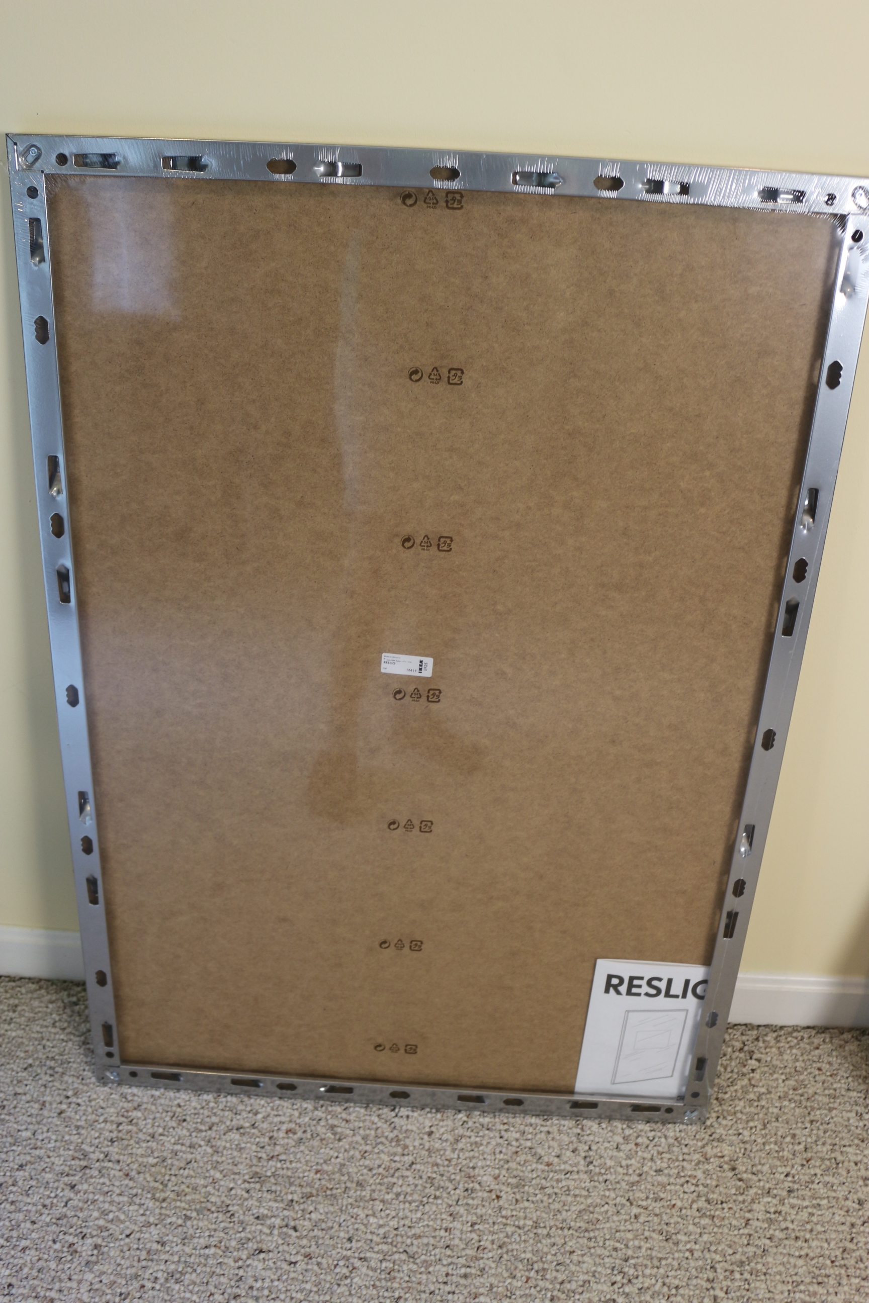 Vintage 1972 Olympic Poster and Large Ikea Poster Frame