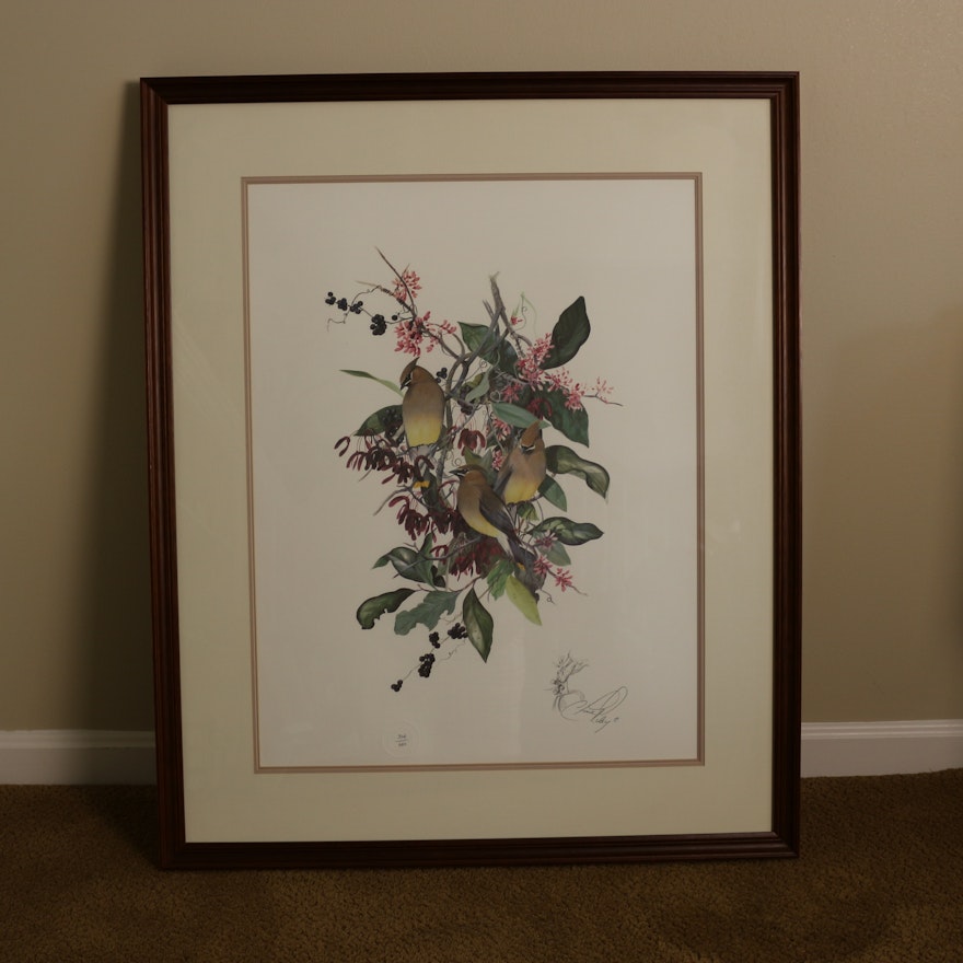 C. Ford Riley Signed Limited Edition Bird Photolithograph