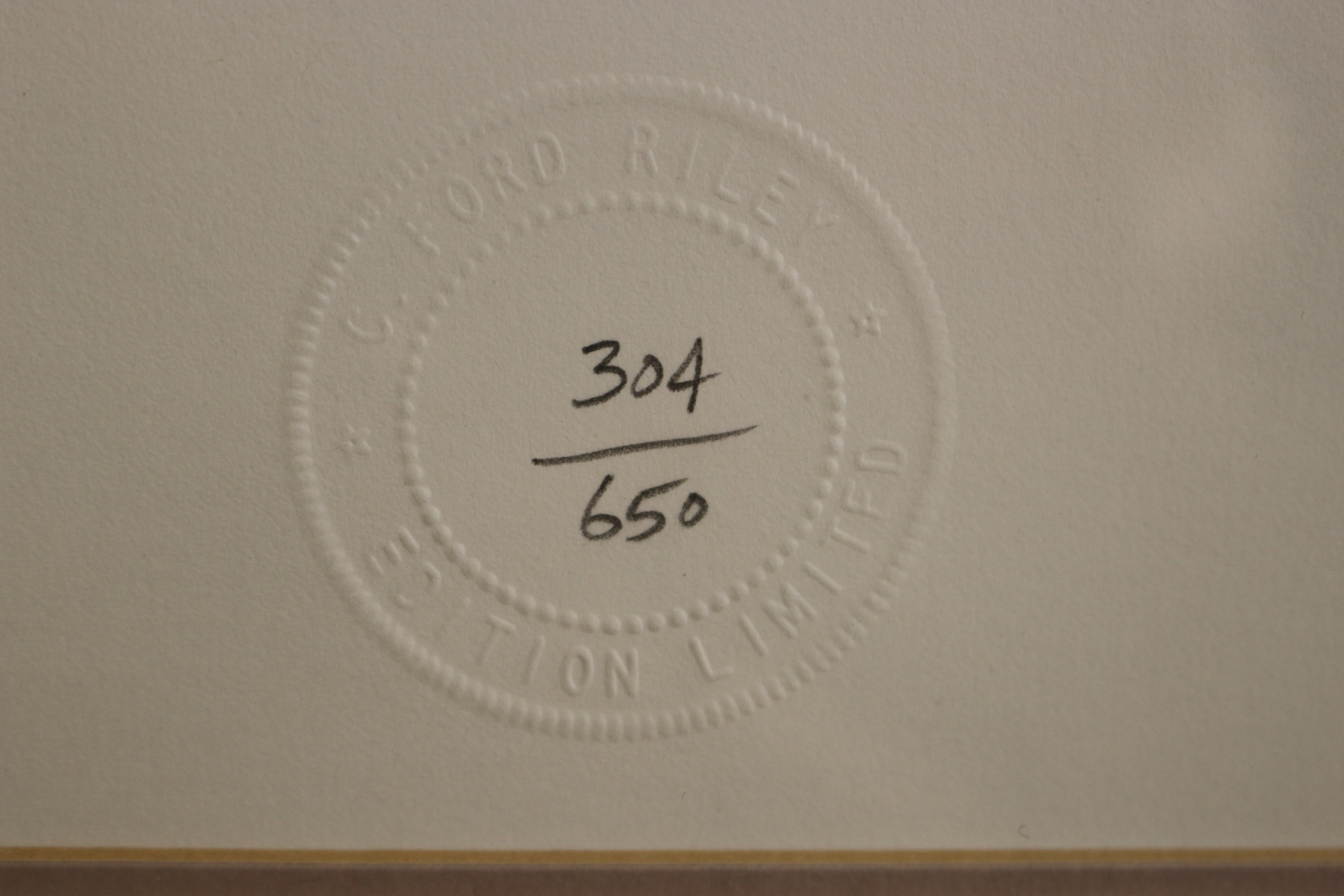 C. Ford Riley Signed Limited Edition Bird Photolithograph