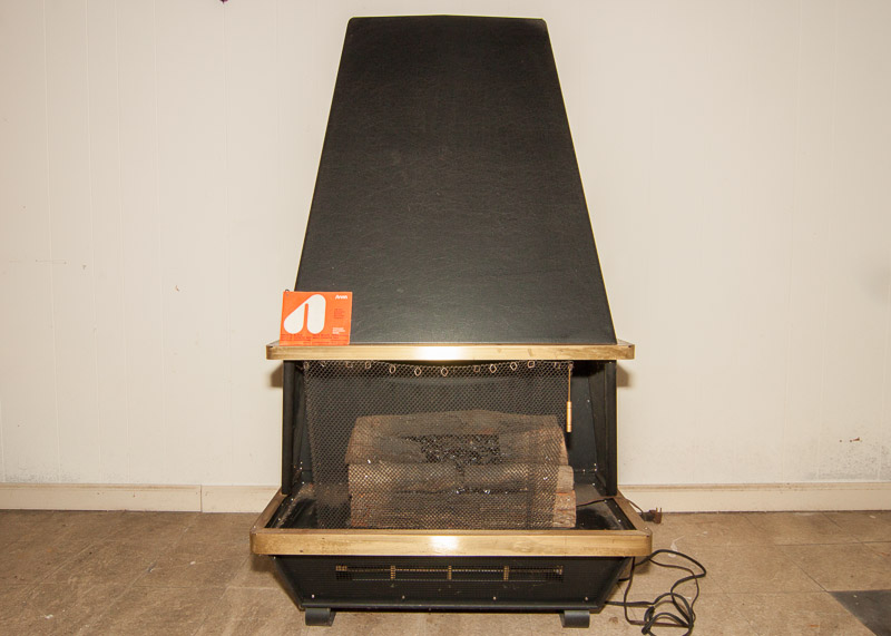 Vintage Arvin Electric Fireplace