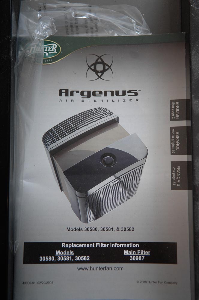 Hunter Argenus Air Sterilizer