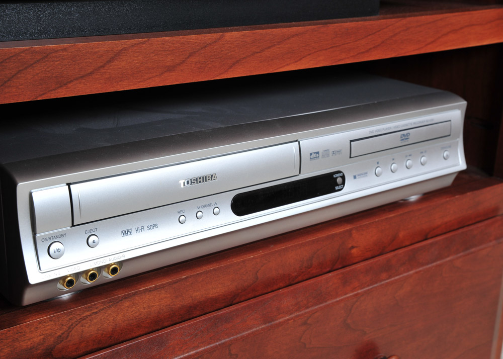 Mahogany Finished Entertainment Armoire