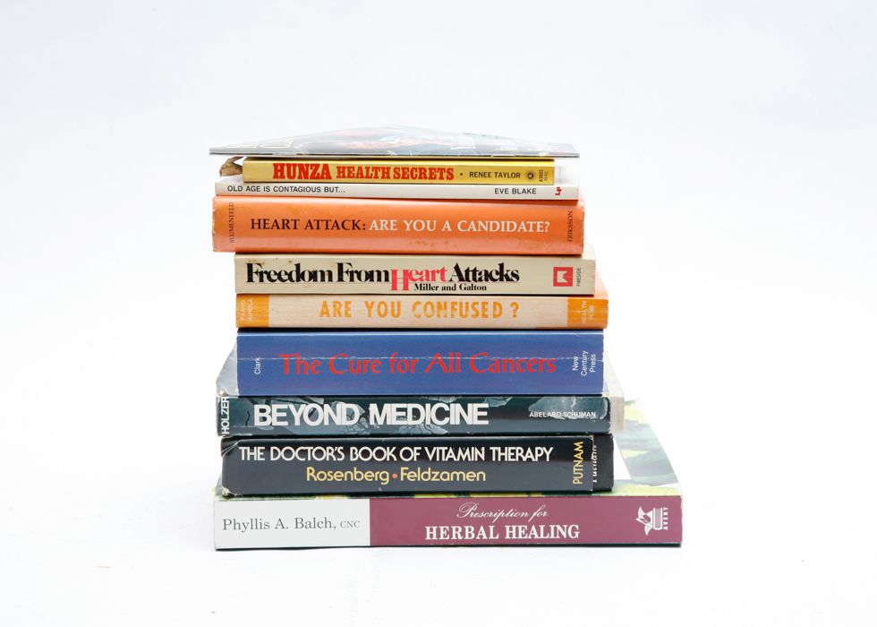 Collection of Alternative Medicine Books