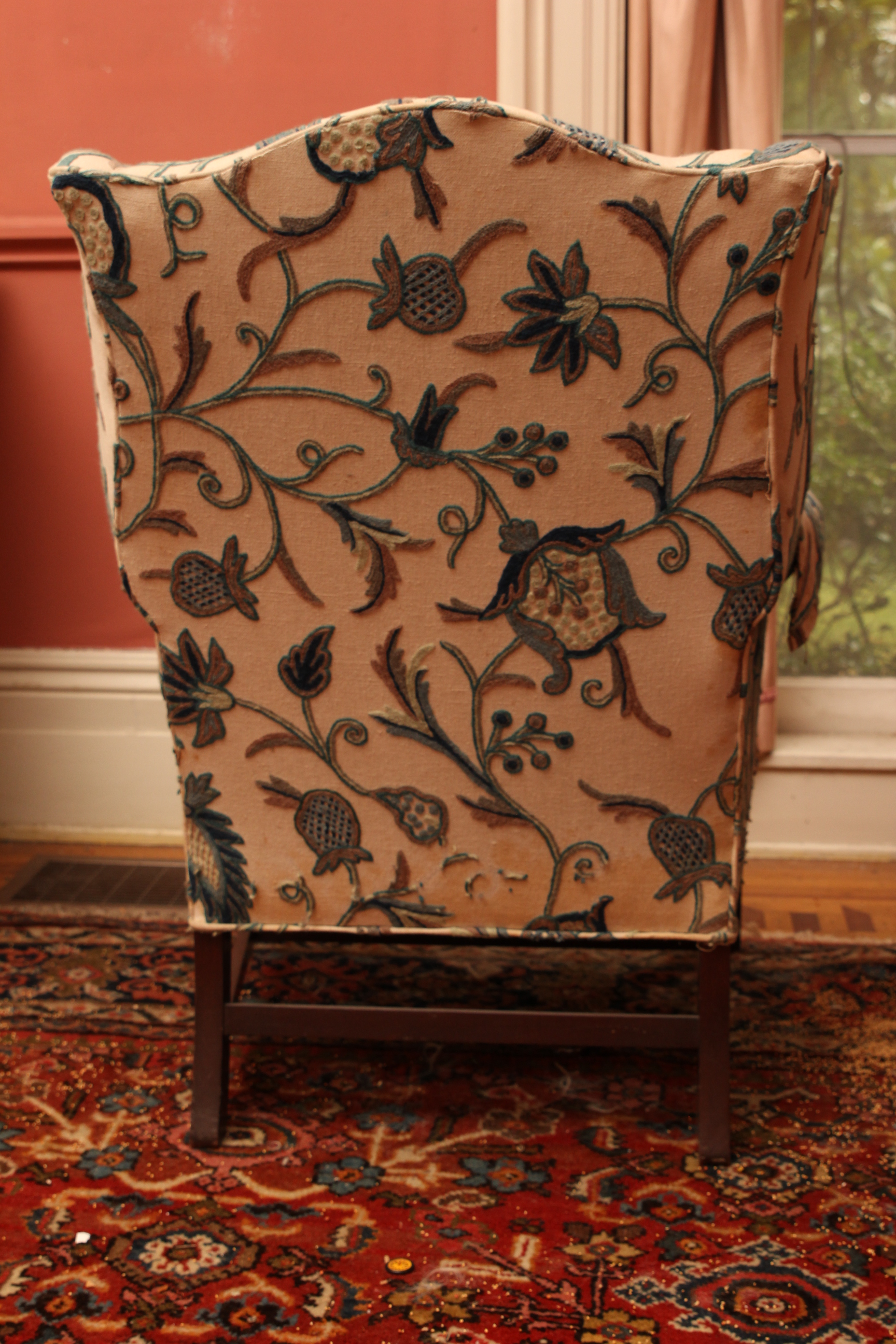 Two Vintage Wingback Chairs