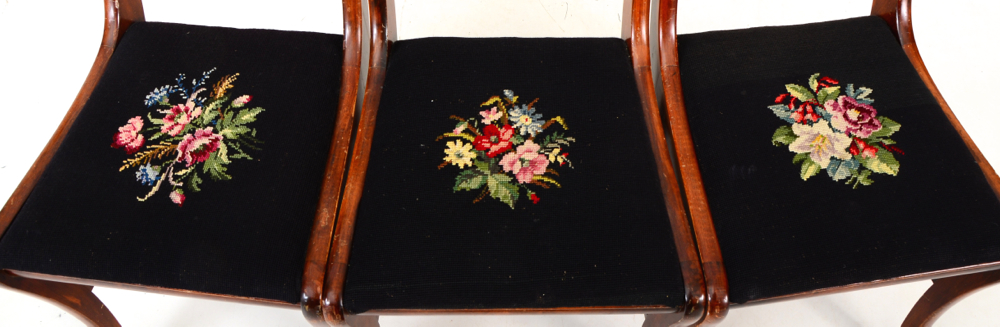Duncan Phyfe Style Drop-Leaf Table and Chairs