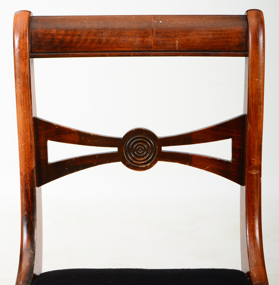 Duncan Phyfe Style Drop-Leaf Table and Chairs