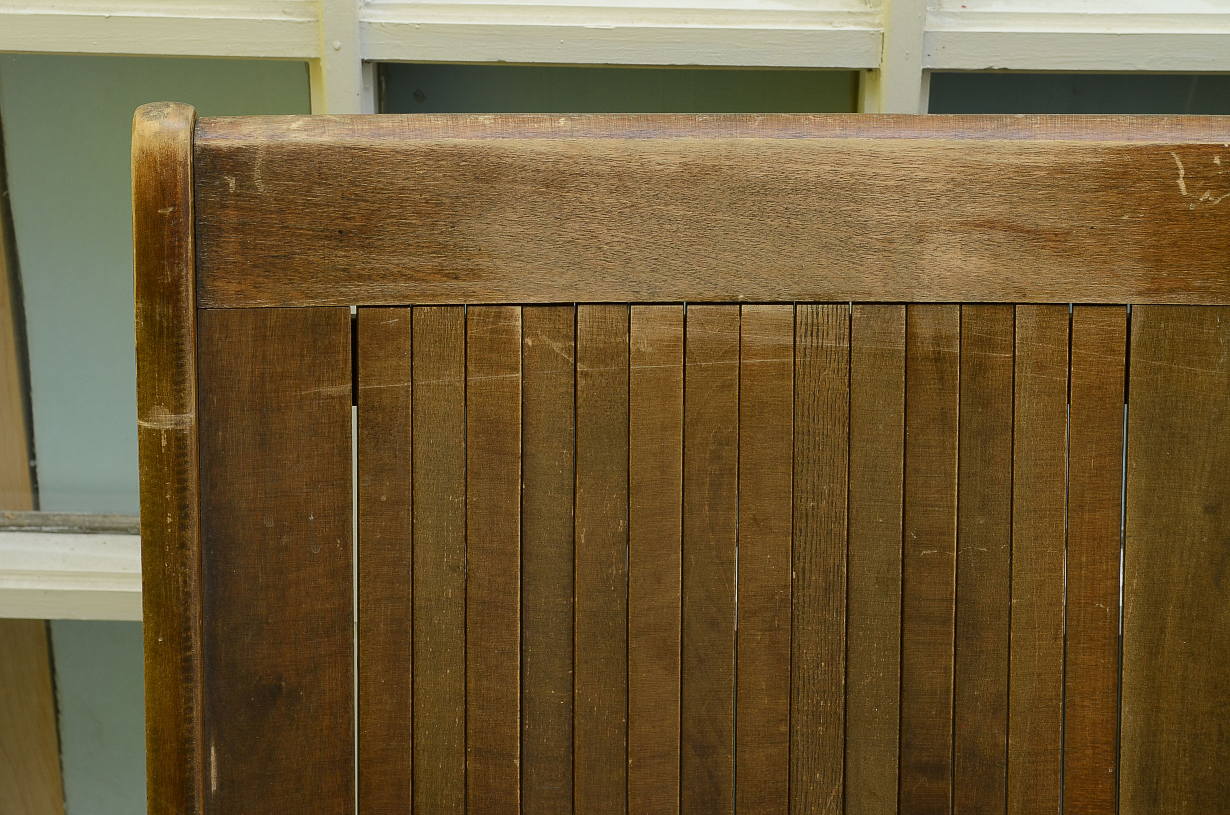 Antique Double Wooden Folding Chair