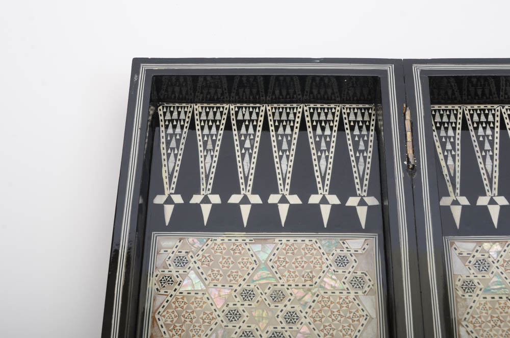 Egyptian Backgammon Game Board