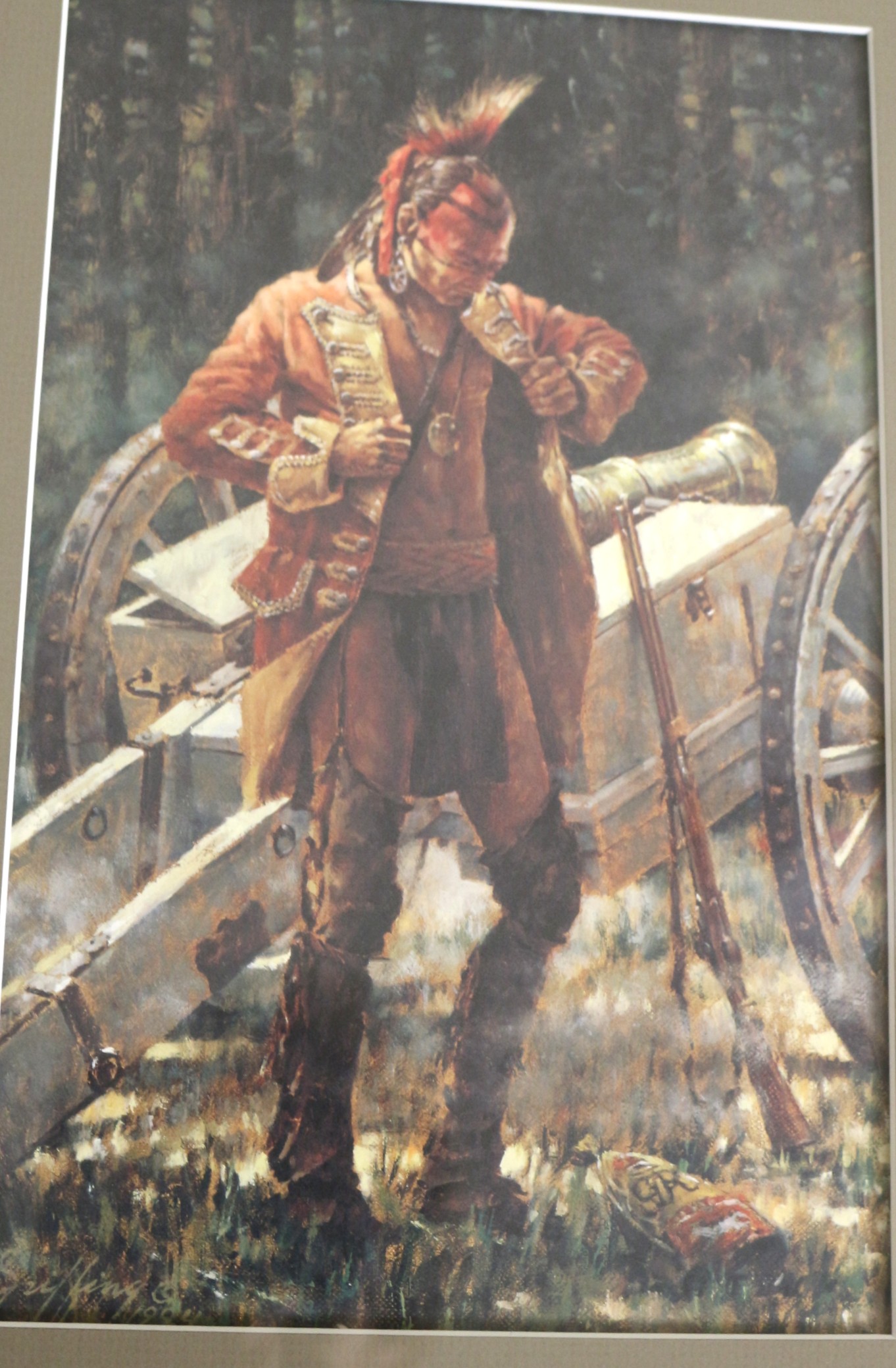 Robert Griffing Offset Lithograph, "The Victory Coat"