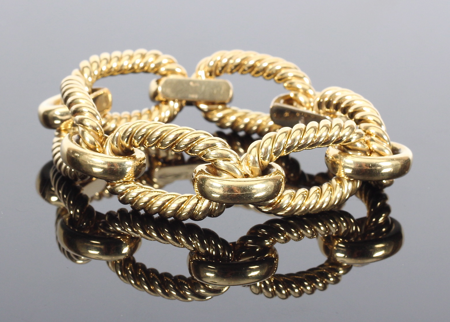 18K Yellow Gold Link Bracelet