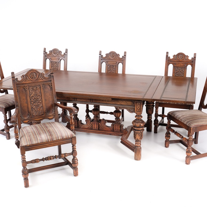 Dining Room Antique Bernhardt Buffet 1920s Bernhardt Dining Table