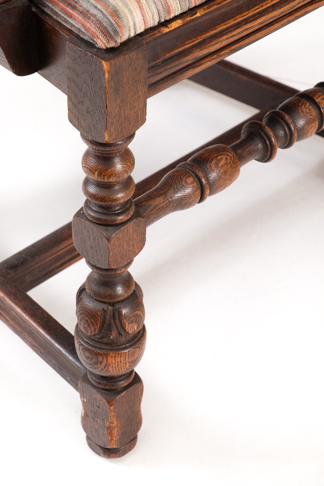 1920s Bernhardt Dining Table and Six Chairs