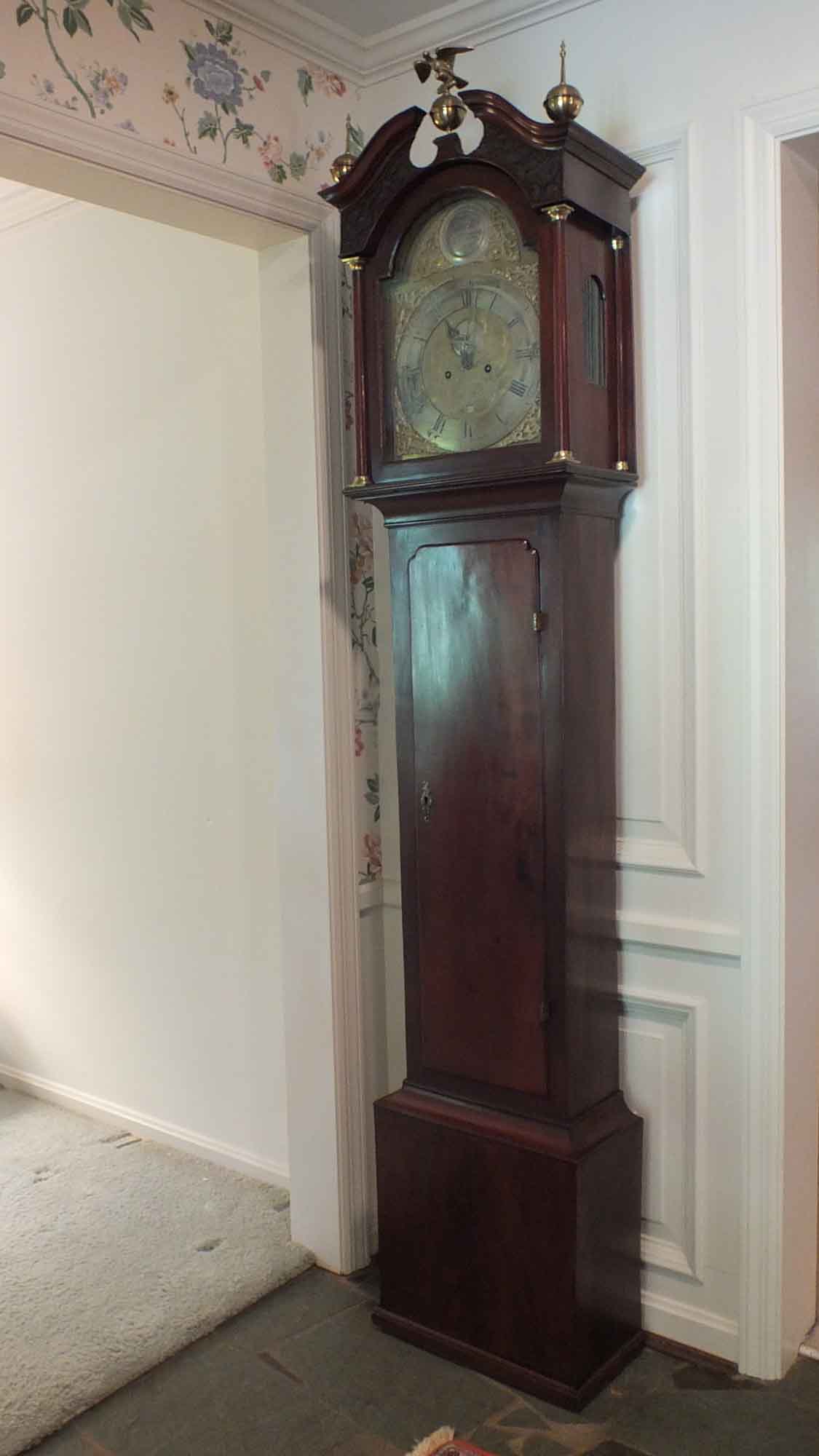 Antique Tall Case Clock from Scotland, Circa 1762