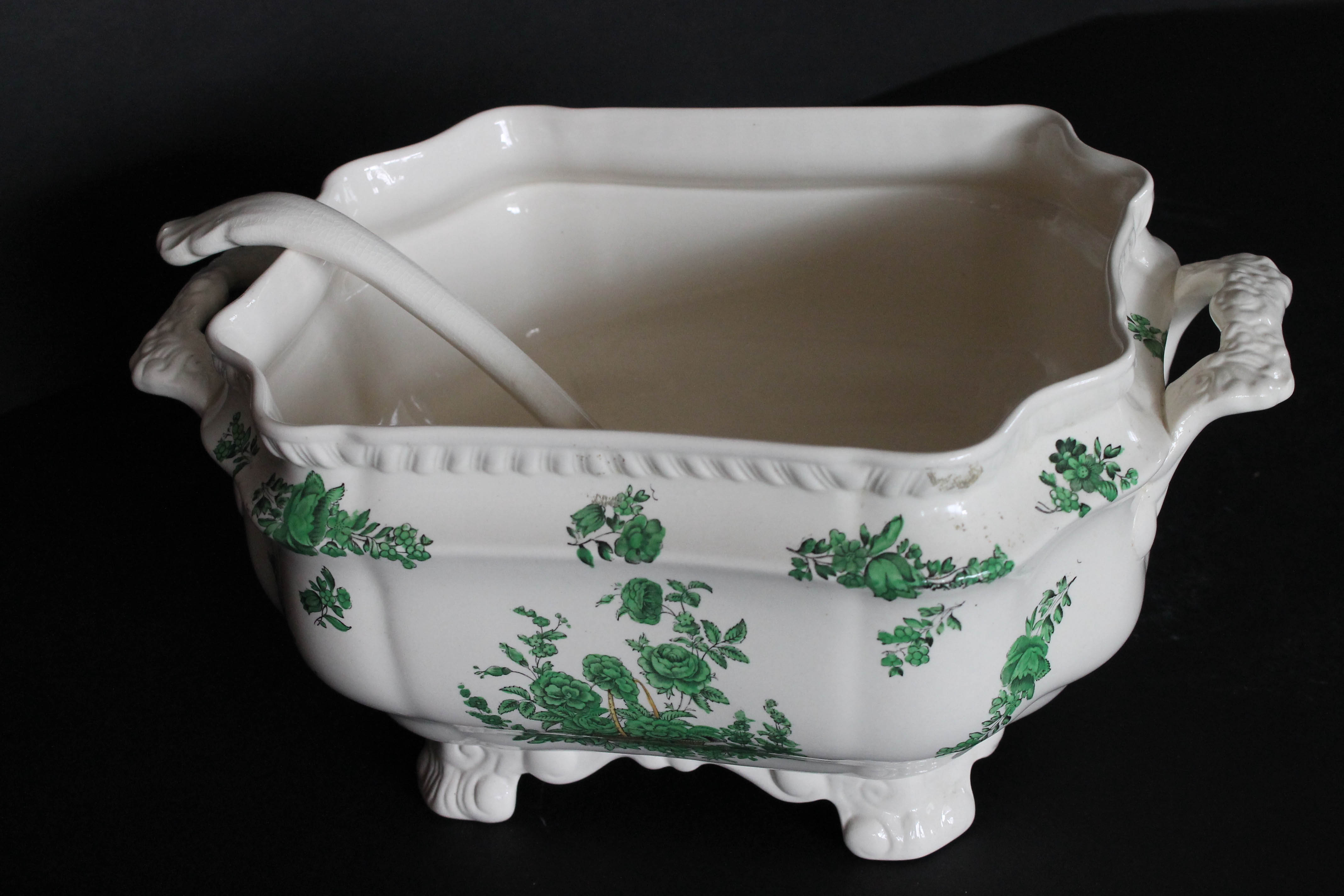Vintage Spode Bone China Soup Tureen and Platter