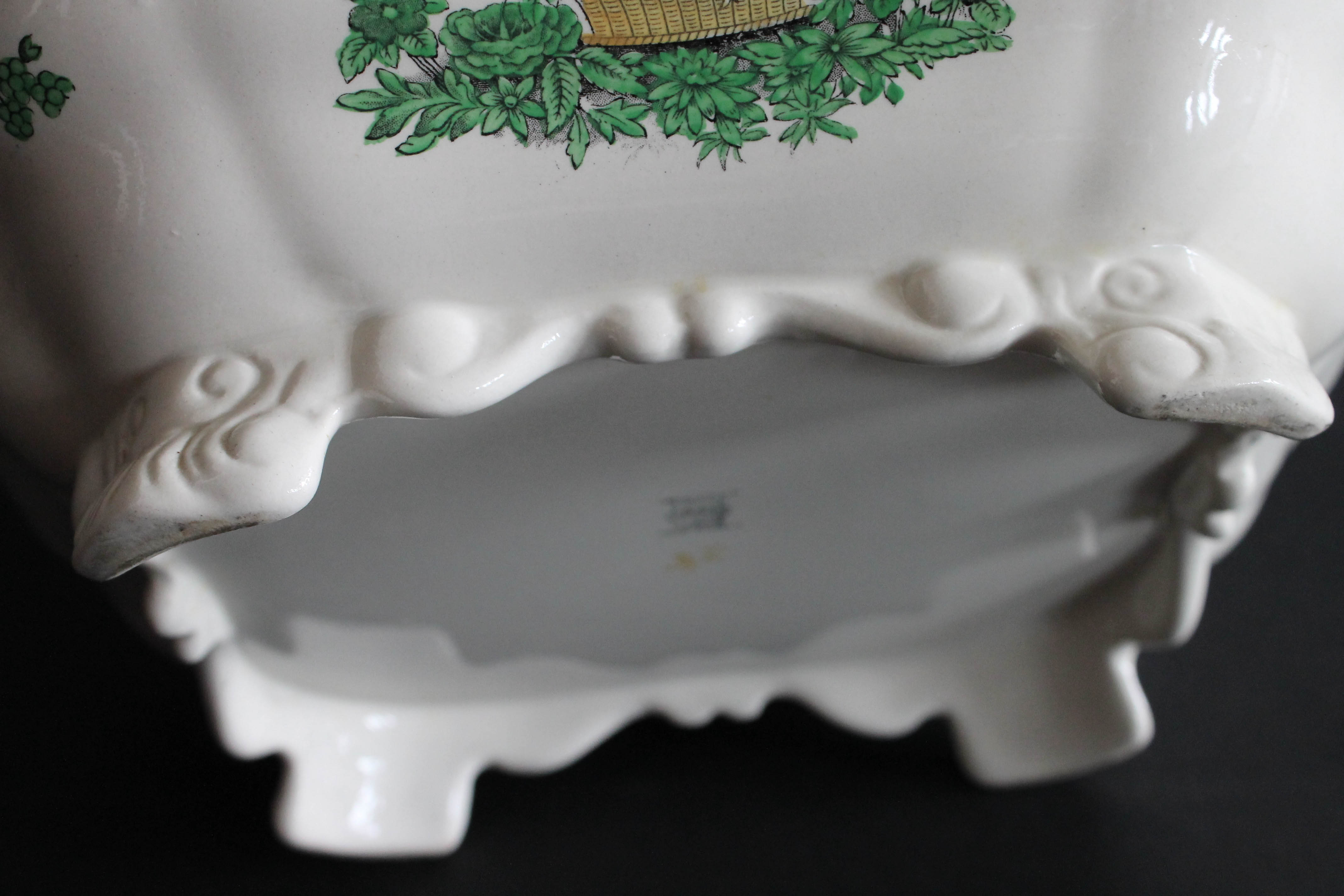 Vintage Spode Bone China Soup Tureen and Platter