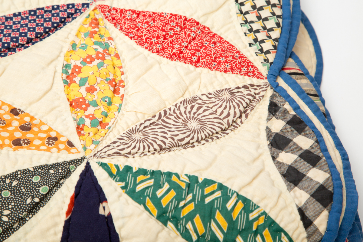 Full Size Floral Patchwork Quilt