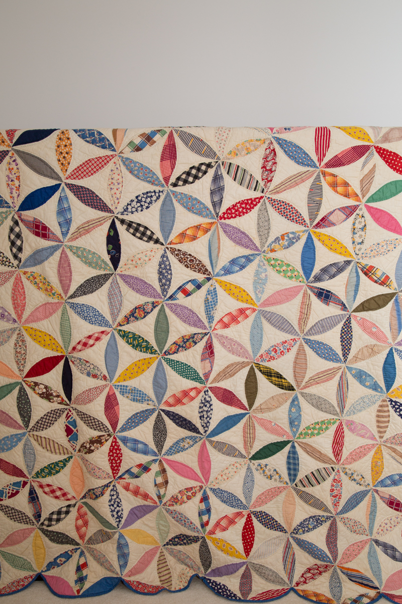 Full Size Floral Patchwork Quilt