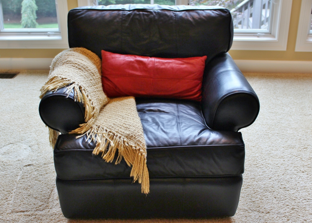 Arhaus "Hadley" Leather Chair