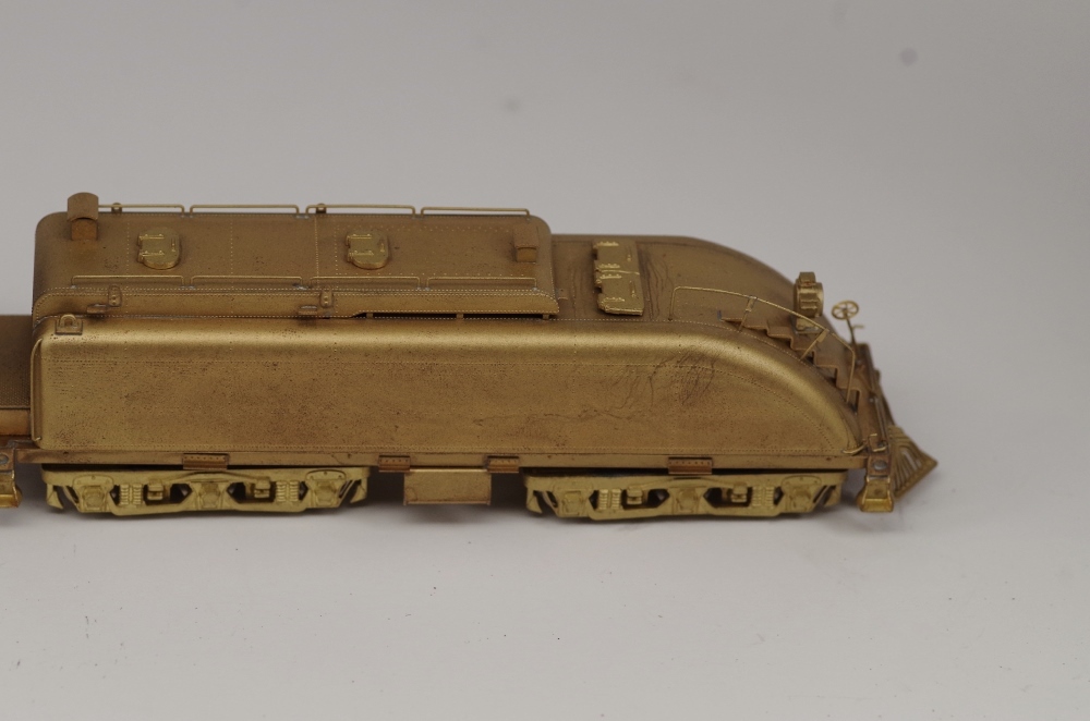 Brass HO Scale AT & SF #3000 2-10-10-2 Locomotive and Tender