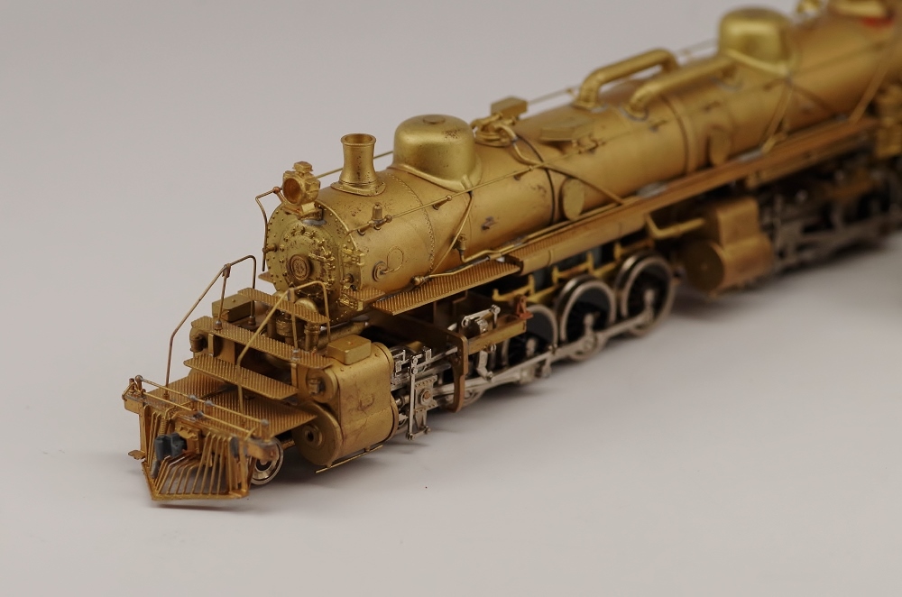 Brass HO Scale AT & SF #3000 2-10-10-2 Locomotive and Tender