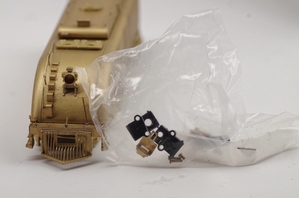 Brass HO Scale AT & SF #3000 2-10-10-2 Locomotive and Tender