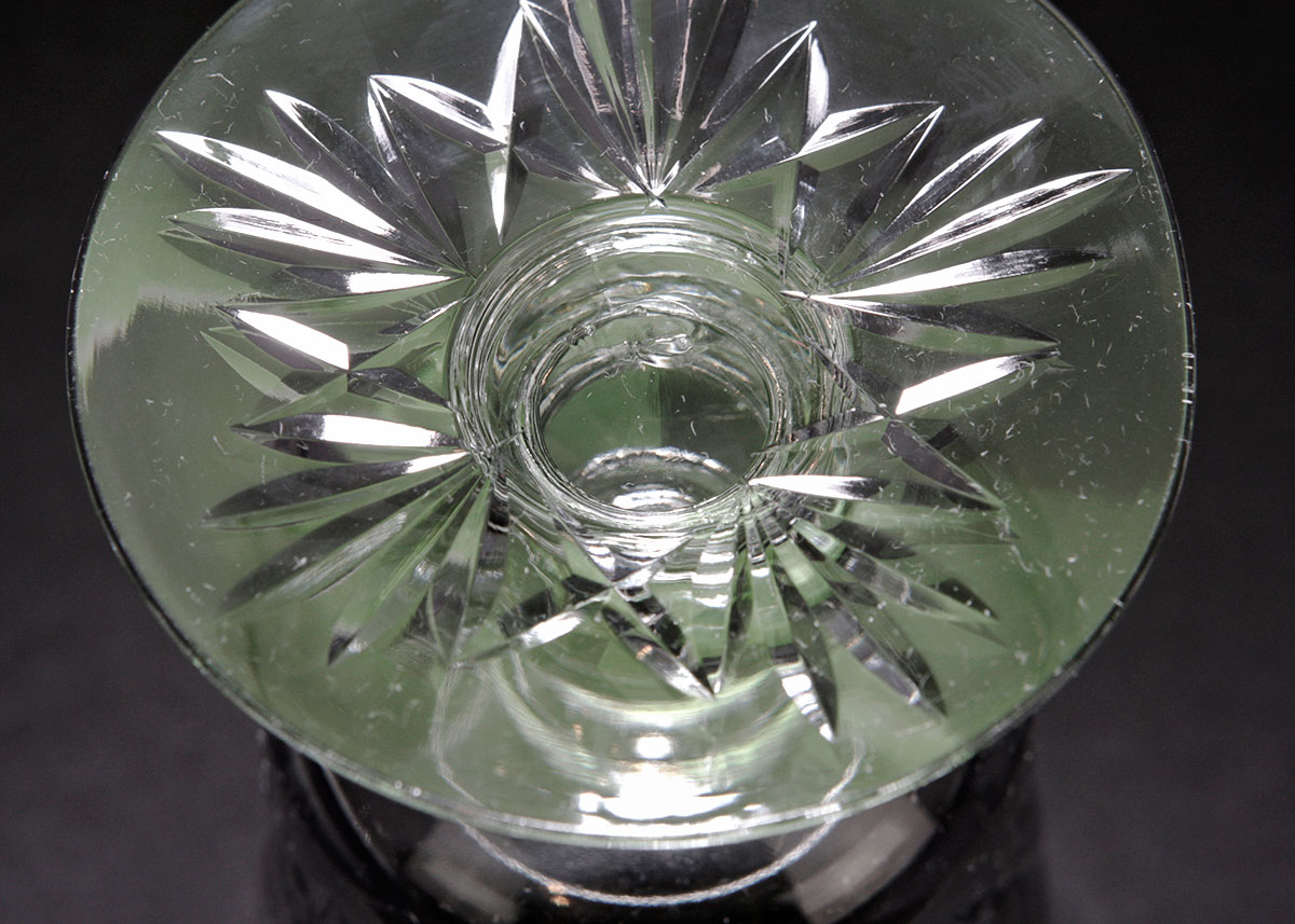 Collection of French St. Louis Crystal Goblets in Chantilly